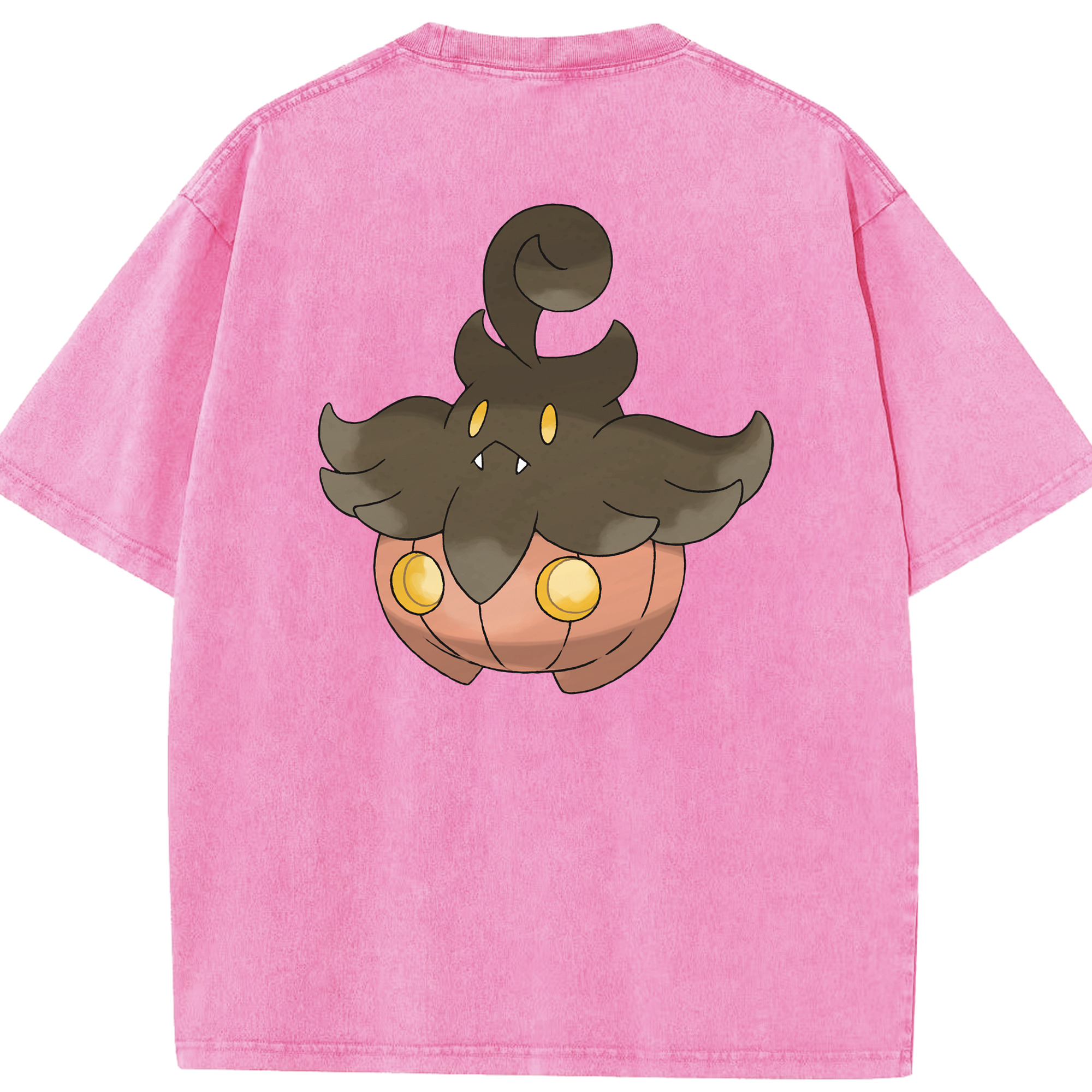 （画像用） ポケットモンスター Pokémon 綿100% ヴィンテージ風 半袖Tシャツ（背面プリント）